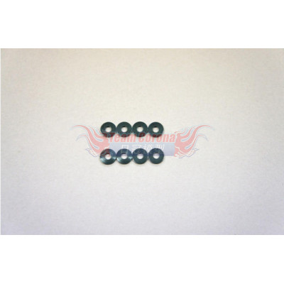 Mugen H0181B-Gb 3mm Alum Spacer 1.0mm Thick Gray (8pcs)